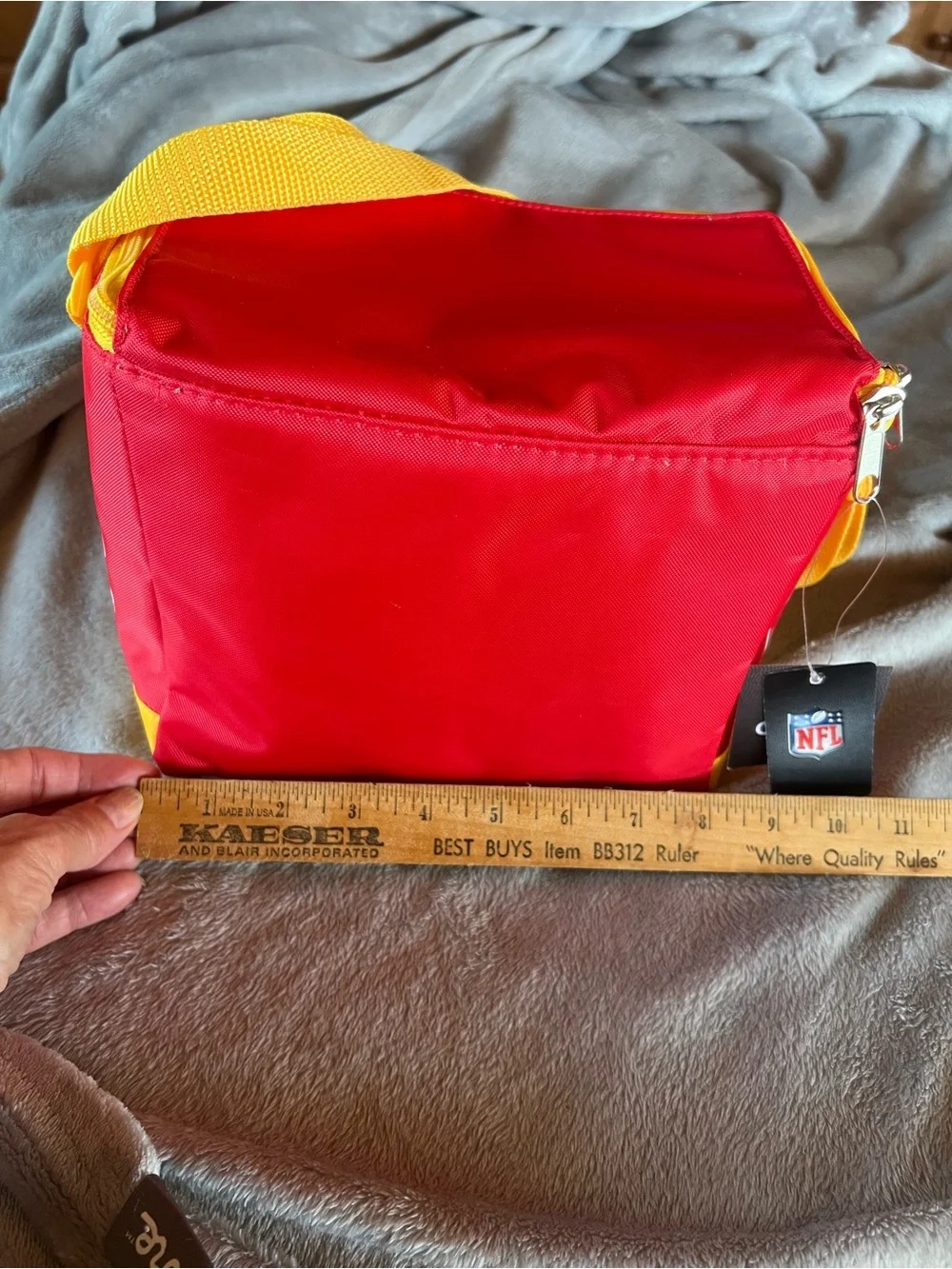 Kansas City Chiefs NFL Official Cooler, Adjustable Strap, new with tags